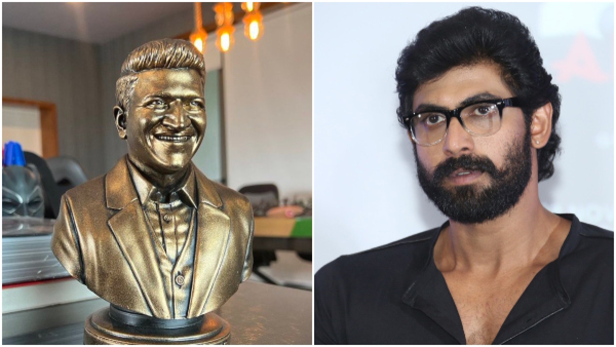 ಟಾಲಿವುಡ್ ನಟ ರಾಣಾ ದಗ್ಗುಬಾಟಿ ಕಚೇರಿಯಲ್ಲಿ ಅಪ್ಪು ಪುತ್ಥಳಿ | Puneeth Rajkumar ...