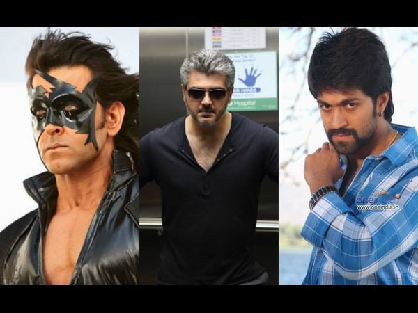 'ರಾಜಹುಲಿ' ಮುಂದೆ ಹೃತಿಕ್ ಸಪ್ಪೆ, ಅಜಿತ್ ಅಷ್ಟಕಷ್ಟೆ..!