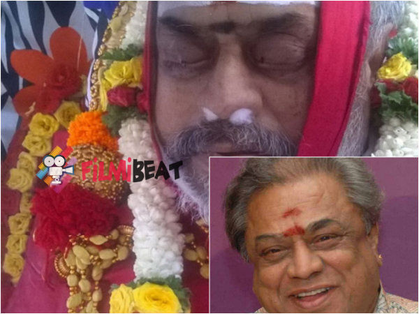 KSL Swamy's Corpse Donated to MS Ramaiah Hospital KSL Swamy's Corpse Donated to MS Ramaiah Hospital