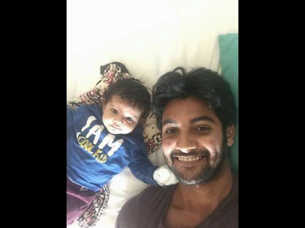 ಪುಟ್ಟ ಮಗಳು ಅಯಾನಾ ಜೊತೆ ಆದಿ ಸೆಲ್ಫಿ