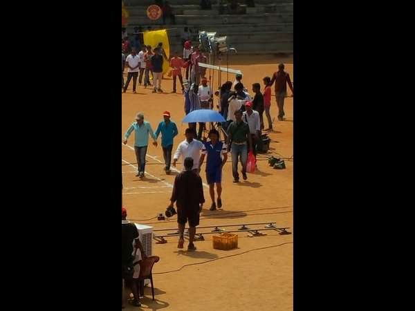 ಮಲ್ಲೇಶ್ವರಂ ಆಟದ ಮೈದಾನದಲ್ಲಿ 'ಕಲ್ಪನಾ-2' ಹಾಡಿನ ಚಿತ್ರೀಕರಣ