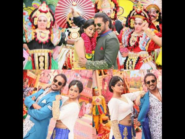 ಅದ್ಧೂರಿ ಸೆಟ್ ನಲ್ಲಿ ಉಪ್ಪಿ-ಪ್ರಿಯಾಮಣಿ ಸ್ಟೆಪ್