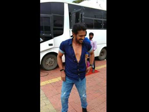 'ಕಲ್ಪನಾ-2' ಶೂಟಿಂಗ್ ಸೆಟ್ ನಲ್ಲಿ ಉಪೇಂದ್ರ