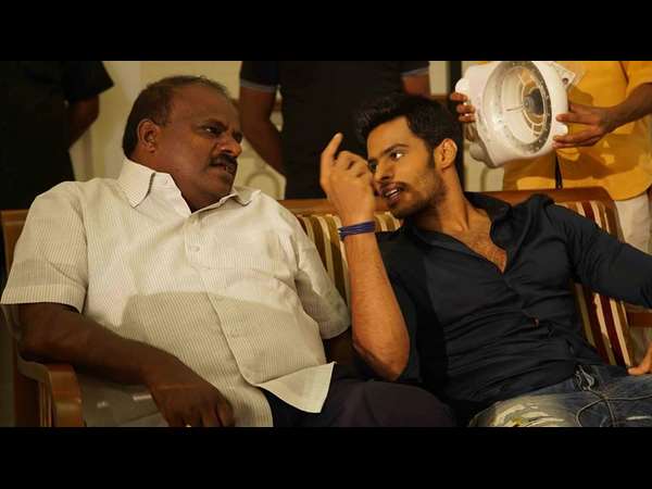 -ಸೆಟ್ ನಲ್ಲಿ ತಂದೆ-ಮಗನ ಆಪ್ತ ಸಮಾಲೋಚನೆ