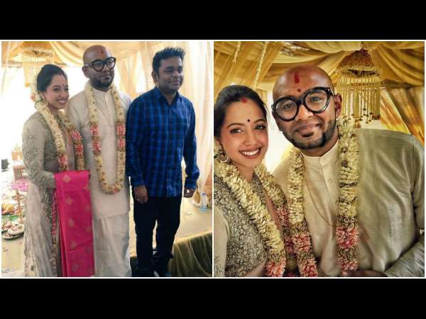 -ಖ್ಯಾತ ಗಾಯಕ-ಸಂಗೀತ ನಿರ್ದೇಶಕ ಎ.ಆರ್ ರೆಹಮಾನ್ ಜೊತೆ ನವ ದಂಪತಿ