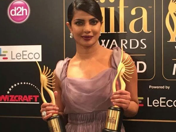 'ಅತ್ಯುತ್ತಮ ಪೋಷಕ ನಟಿ' ಪ್ರಶಸ್ತಿ ಪಡೆದ ಖುಷಿಯಲ್ಲಿ ನಟಿ ಪ್ರಿಯಾಂಕಾ ಛೋಪ್ರಾ