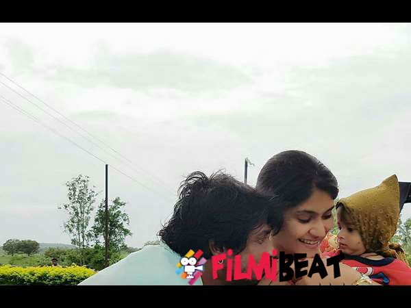 ಎರಡನೇ ಪತ್ನಿ ಕೀರ್ತಿ ಗೌಡ (ಕೀರ್ತಿ ಪಟಾಡಿ) ಹಾಗೂ ಗಂಡು ಮಗು ಜೊತೆ ನಟ ದುನಿಯಾ ವಿಜಯ್ 