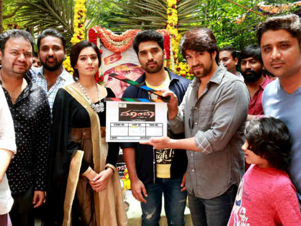 Actor Anish Tejeshwar's Kannada Movie 'Maanja' goes on floors Actor Anish Tejeshwar's Kannada Movie 'Maanja' goes on floors