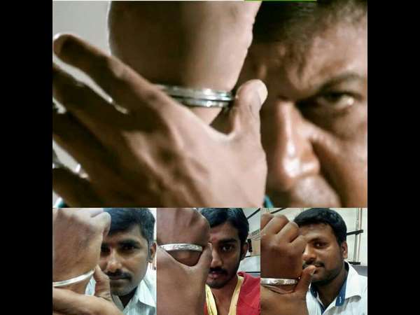 'ಅಂಗ್ರಿ ಯಂಗ್ ಮ್ಯಾನ್' ಲುಕ್ ನಲ್ಲಿ ಶಿವಣ್ಣನ ಫ್ಯಾನ್ಸ್