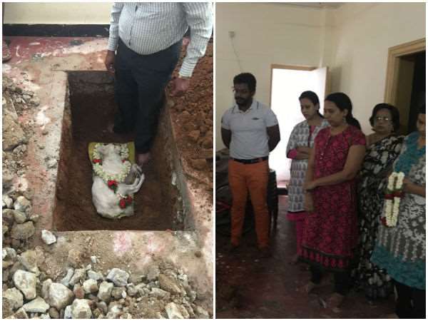 ಮನೆಯಲ್ಲೇ ಅಂತ್ಯ ಸಂಸ್ಕಾರ