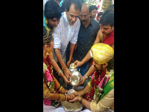 ನವ ಜೋಡಿಗೆ ರಾಘವೇಂದ್ರ ರಾಜ್ ಕುಮಾರ್ ಶುಭ ಹಾರೈಕೆ