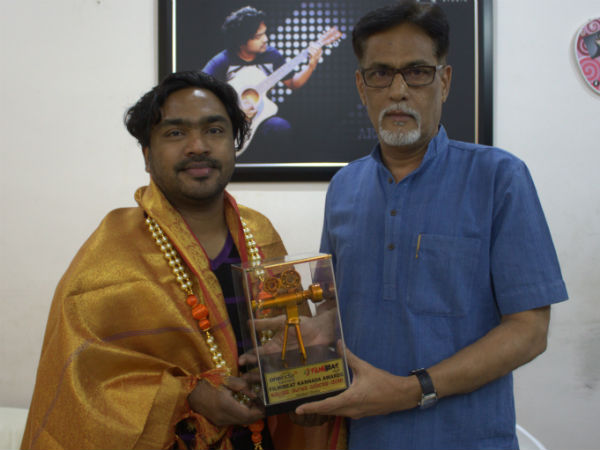 'ಅರ್ಜುನ್ ಜನ್ಯ'ಗೆ ಪ್ರಶಸ್ತಿ ಪ್ರದಾನ