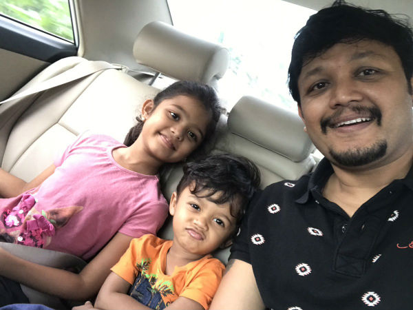 ಮಕ್ಕಳ ಜೊತೆ ಗಣೇಶ್ ರಿಲ್ಯಾಕ್ಸ್