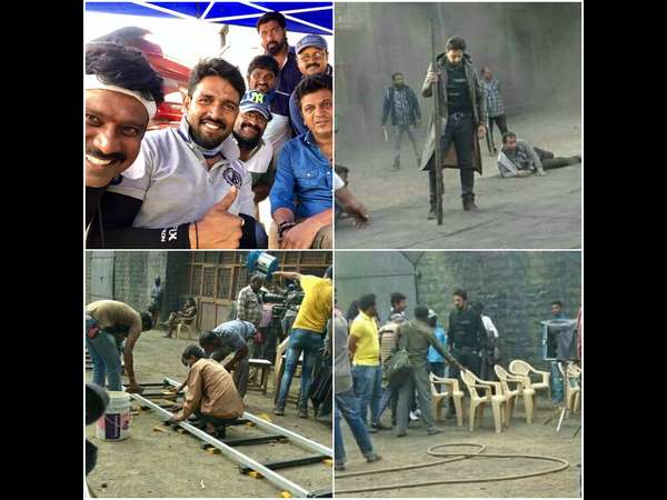 Kannada movie The villain climax shooting began Kannada movie The villain climax shooting began