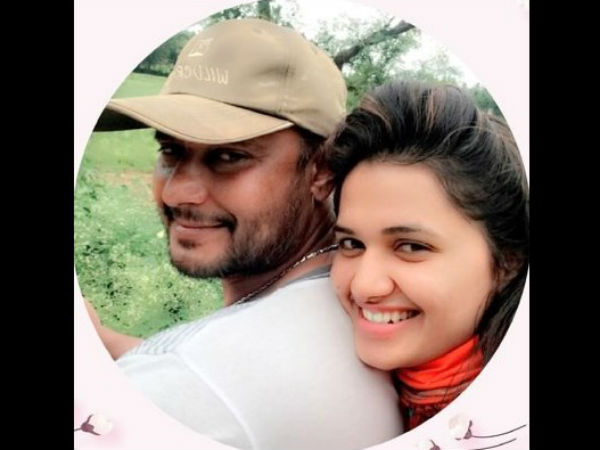ಕುರುಕ್ಷೇತ್ರ ಸೆಟ್ ನಲ್ಲಿ ಪವಿತ್ರ ಗೌಡ
