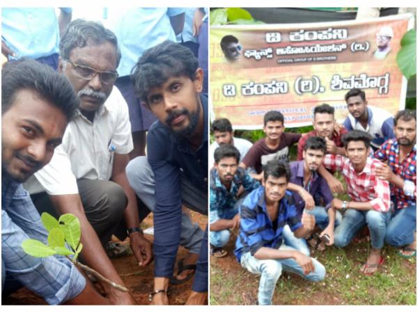 ಅಭಿಮಾನಿಗಳು ಮಾಡಿದ ವನ ಮಹೋತ್ಸವ