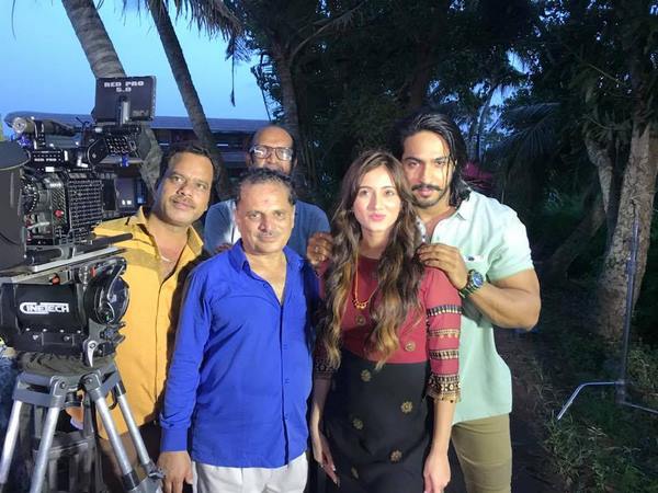 Harshika Poonacha has played a leading role in the film Udgarsha Harshika Poonacha has played a leading role in the film Udgarsha