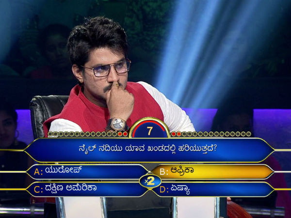 ಹತ್ತನೇ ಪ್ರಶ್ನೆಯಲ್ಲಿ ಎಡವಿದ ರಕ್ಷಿತ್