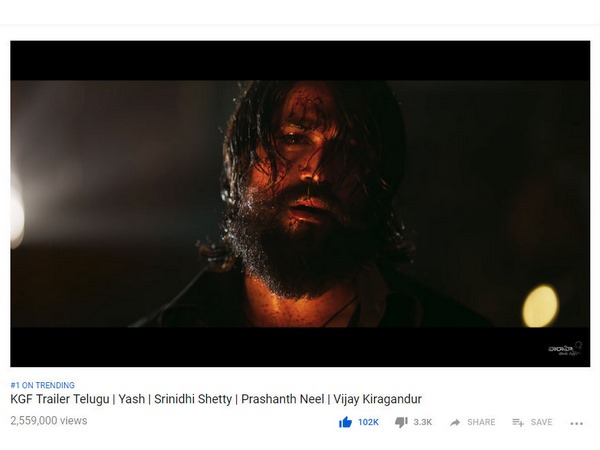 ಟ್ರೆಂಡಿಂಗ್ ನಲ್ಲಿ ತೆಲುಗು ಕೆಜಿಎಫ್