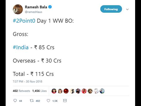 100 ಕೋಟಿ ಗಳಿಸಿದ ರಜನಿ ಸಿನಿಮಾ