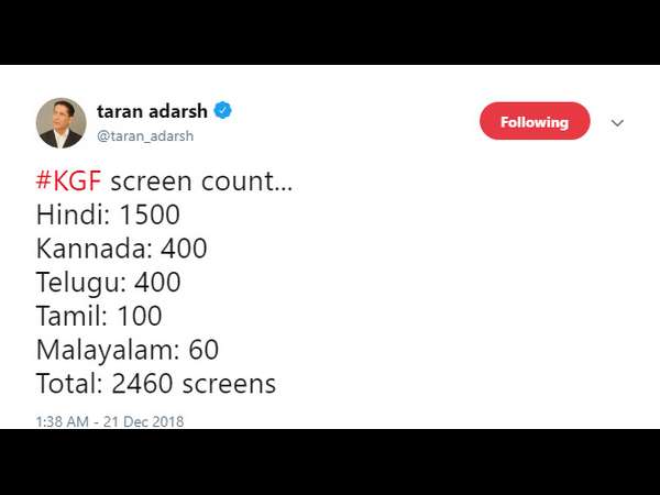 ಹಿಂದಿಯಲ್ಲೇ ಅತಿ ಹೆಚ್ಚು ಚಿತ್ರಮಂದಿರ.!