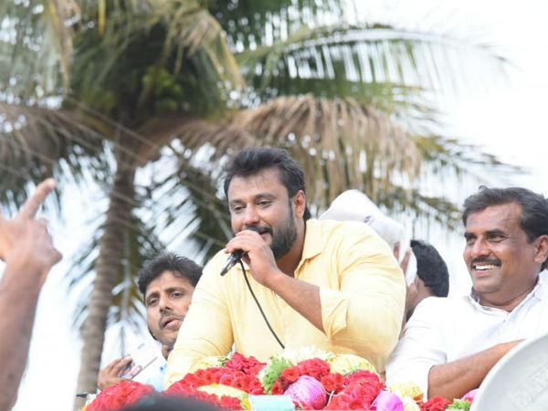 ಯಜಮಾನ ಡೈಲಾಗ್ ಹೇಳಿದ ದಚ್ಚು