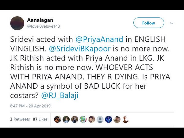 ಪ್ರಿಯಾ ಅವರಿಂದಲೇ ಶ್ರೀದೇವಿ ಸಾವು.!