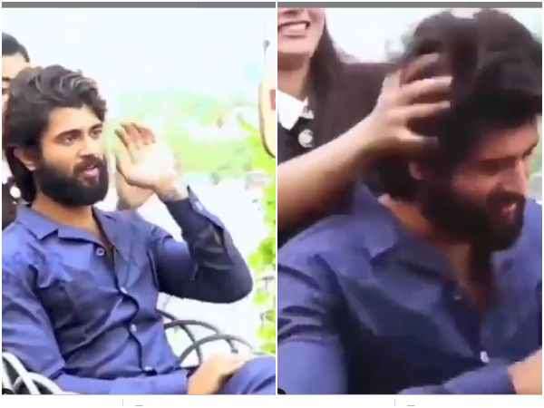 ವಿಜಯ್ ಗೆ ರಶ್ಮಿಕಾ ಹೇರ್ ಸ್ಟೈಲ್