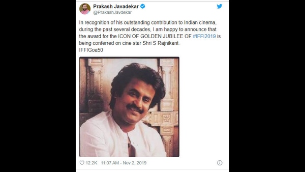 Rajinikanth And Amitabh Bachchan Will Participate In Goa Film Festival Rajinikanth And Amitabh Bachchan Will Participate In Goa Film Festival