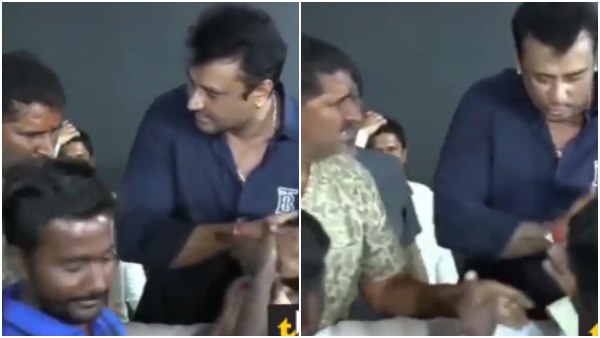 ಬೌನ್ಸರ್ ಗೆ ಎಚ್ಚರಿಕೆ ನೀಡಿದ ಡಿ ಬಾಸ್