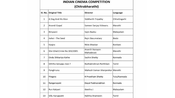 ಭಾರತೀಯ ಸಿನಿಮಾ ಸ್ಪರ್ಧಾ ವಿಭಾಗ