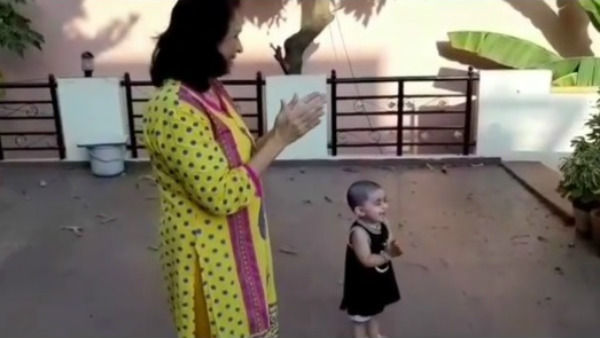 ಚಪ್ಪಾಳೆ ತಟ್ಟಿದ ಪುಟ್ಟ ಐರಾ
