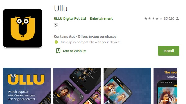ULLU VoD