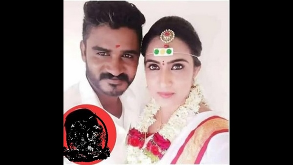 ವಧು-ವರರ ಪೋಷಾಕಿನಲ್ಲಿರುವ ಚಿತ್ರ