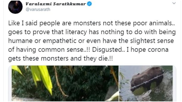 ನಟಿ ವರಲಕ್ಷ್ಮಿ ಶರತ್ ಕುಮಾರ್