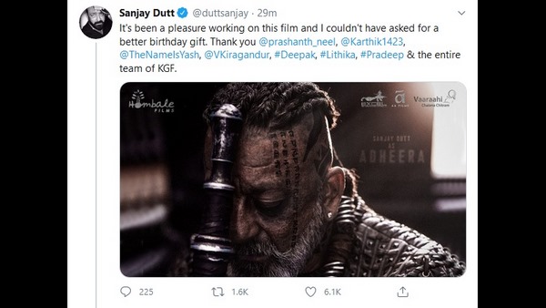 ಸಂಜಯ್ ದತ್ ಸಂತಸ