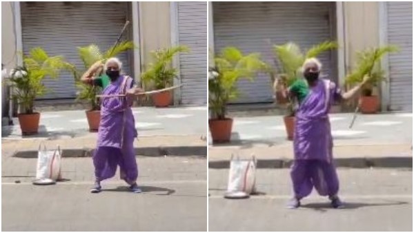 ವಾರಿಯರ್ ಅಜ್ಜಿ ವಿಡಿಯೋ ಫುಲ್ ವೈರಲ್