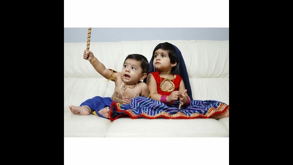 ರಾಧಾಕೃಷ್ಣ ಆಗಿ ಮಿಂಚಿದ ಯಶ್ ಮಕ್ಕಳು