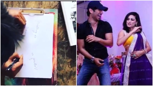 Sushant Singh Writing With Both Hands In Simultaneously Video Goes Viral Sushant Singh Writing With Both Hands In Simultaneously Video Goes Viral
