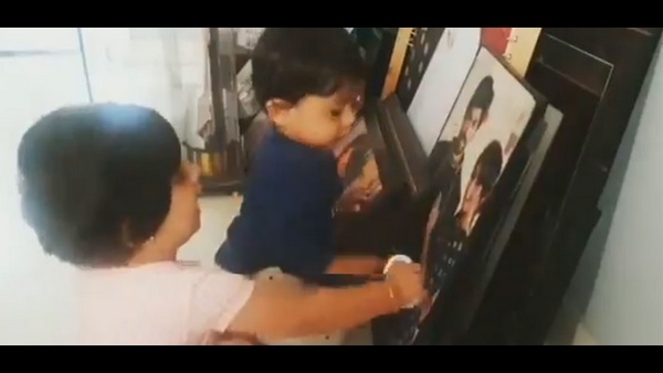 ಐರಾ ಹೇಳಿ ಕೊಡುತ್ತಿರುವ ವಿಡಿಯೋ ವೈರಲ್