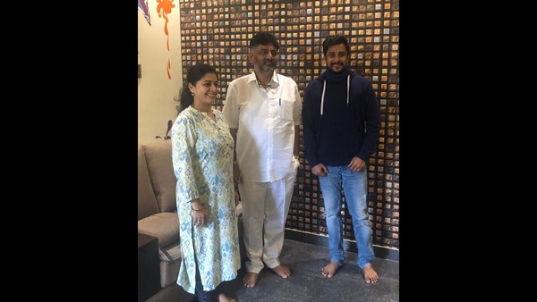 ಪ್ರೇಮ್ ಮನೆಗೆ ಡಿಕೆಶಿ ಭೇಟಿ