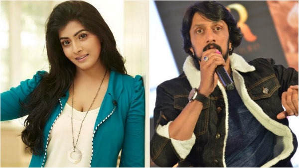 Kiccha Sudeep Wish To Varalakshmi sarath kumar Kiccha Sudeep Wish To Varalakshmi sarath kumar