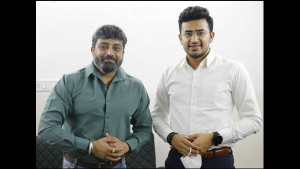 ತೇಜಸ್ವಿ ಸೂರ್ಯ ಅನ್ನು ಭೇಟಿಯಾದ ಅನಿರುದ್ಧ
