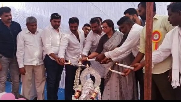 ಪುತ್ಥಳಿ ಮಾಡಿದವರಿಗೆ ವಂದಿಸಿದ ದರ್ಶನ್