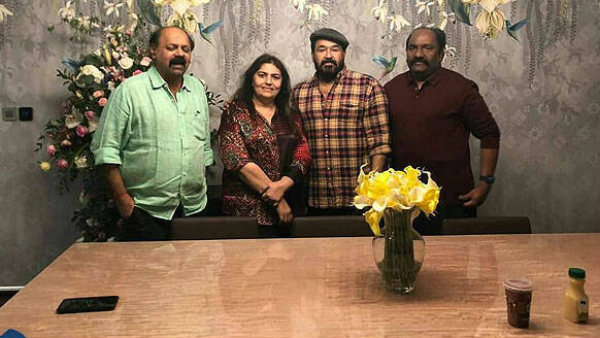ಪತ್ನಿಯೊಂದಿಗೆ ಹೊಸ ಮನೆ ಪ್ರವೇಶಿಸಿದ ಮೋಹನ್ಲಾಲ್