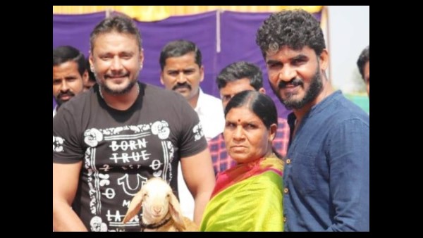 ದರ್ಶನ್ಗೆ ಕುರಿ ಉಡುಗೊರೆ