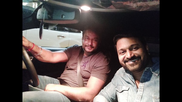 ಡ್ರೀಮ್ ಕಾರಿನಲ್ಲಿ ದರ್ಶನ್ ಜೊತೆ ರಿಷಬ್ ಶೆಟ್ಟಿ ರೌಂಡ್ಸ್