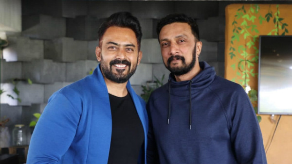 Sudeep Wish To Karthik Jayaram For Iravan Movie Sudeep Wish To Karthik Jayaram For Iravan Movie