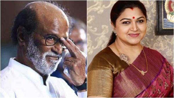 Khushbu Sundar Reaction to Rajinikanth Decision to Not Entering Politics Khushbu Sundar Reaction to Rajinikanth Decision to Not Entering Politics