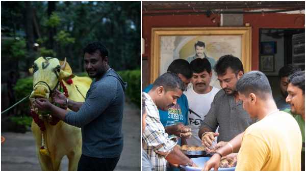 ಬಿಳಿ ಕುದುರೆ ಕಿಚ್ಚು ಹಾಯಿಸಿದ ದರ್ಶನ್